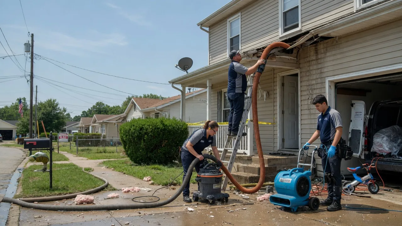 Water Damage Restoration in Elberfeld, IN near me